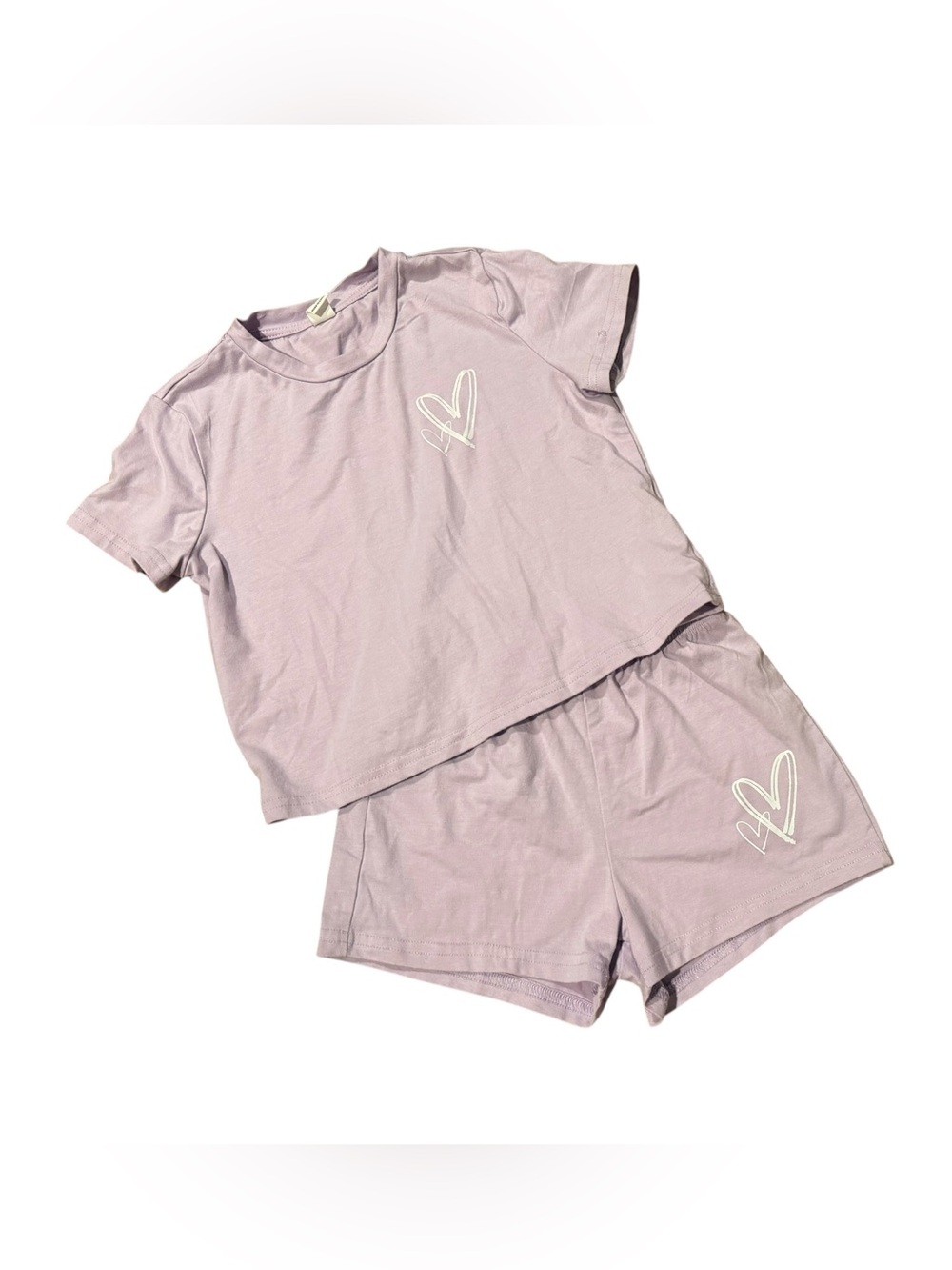 Shein Light Purple Shorts Set Size 8
